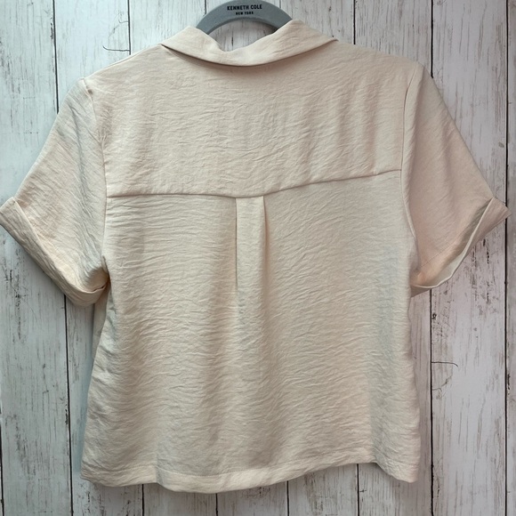 Faith and Joy, Cream Color Two piece- Shirt and pants Size Petite Small - Picture 6 of 16